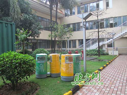 韶關物業分類玻璃鋼垃圾桶，提升社區好環境。
